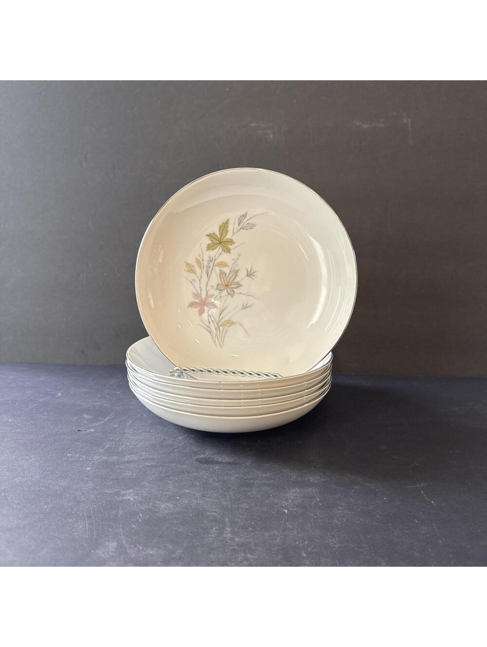 VTG Set Of 6 ROYAL M by MITA Sierra China Soup Bowls 7.75” Wide